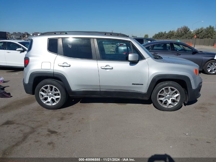 2016 Jeep Renegade Latitude VIN: ZACCJABT2GPE28907 Lot: 40896585