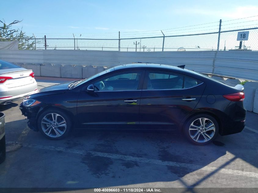 2017 Hyundai Elantra Limited VIN: KMHD84LF0HU203584 Lot: 40896603