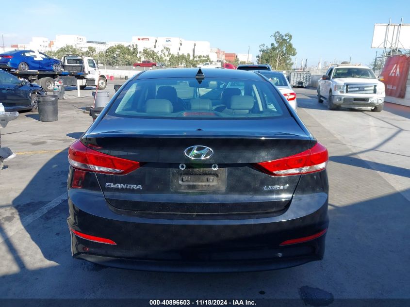 VIN KMHD84LF0HU203584 2017 HYUNDAI ELANTRA LIMITED