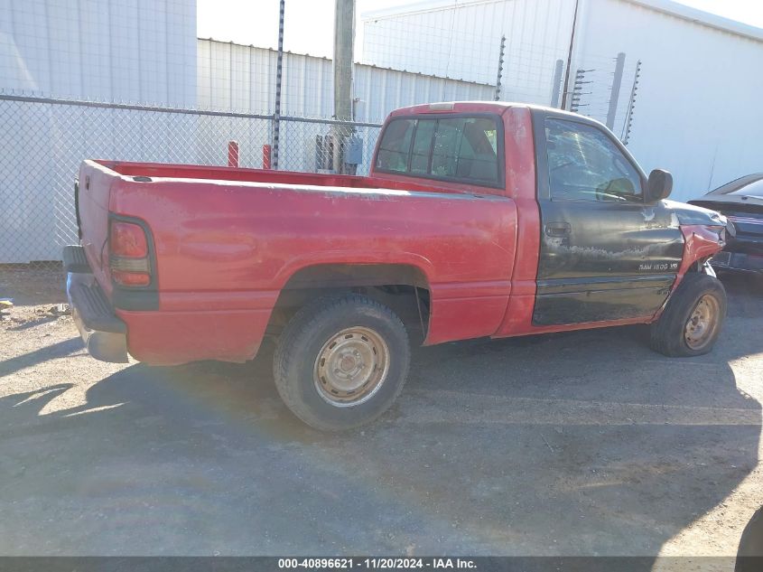 2000 Dodge Ram 1500 St/Ws VIN: 1B7HC16X2YS625486 Lot: 40896621