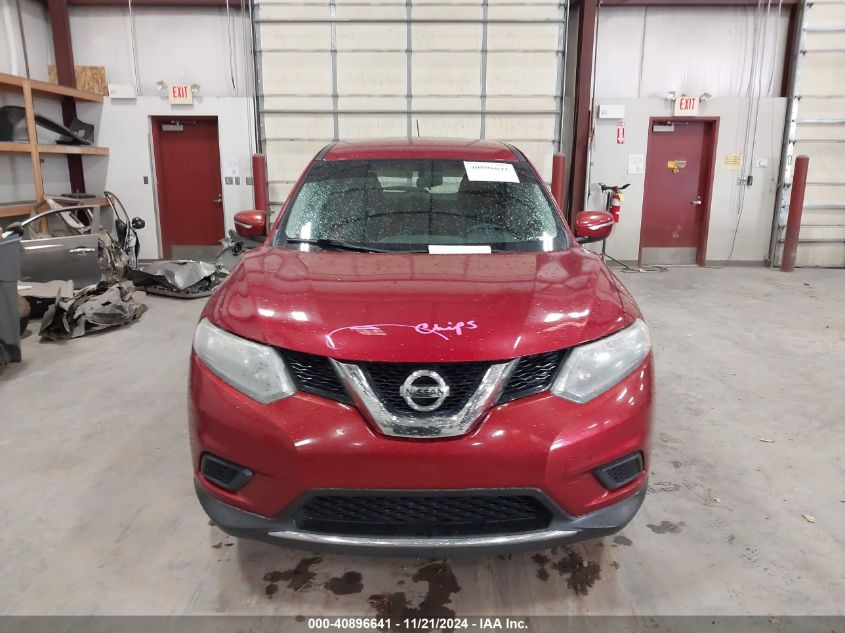 2015 Nissan Rogue S VIN: KNMAT2MV7FP528020 Lot: 40896641