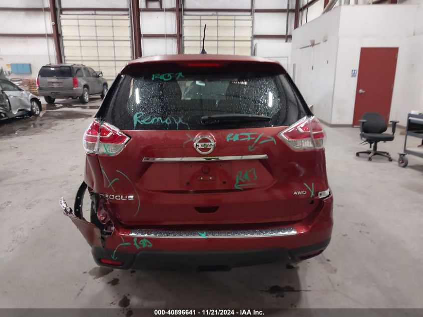 2015 Nissan Rogue S VIN: KNMAT2MV7FP528020 Lot: 40896641