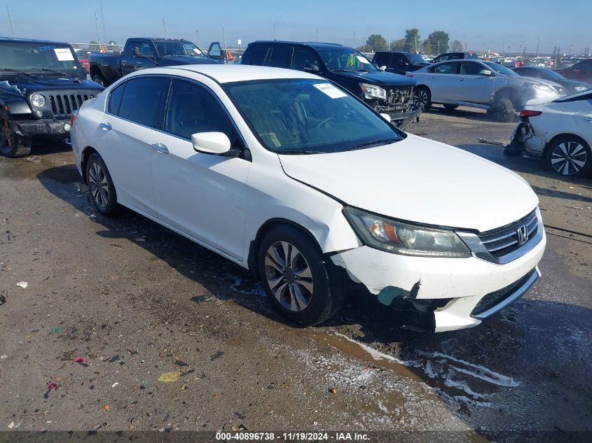 VIN 1HGCR2F35DA054833 2013 Honda Accord, LX no.1