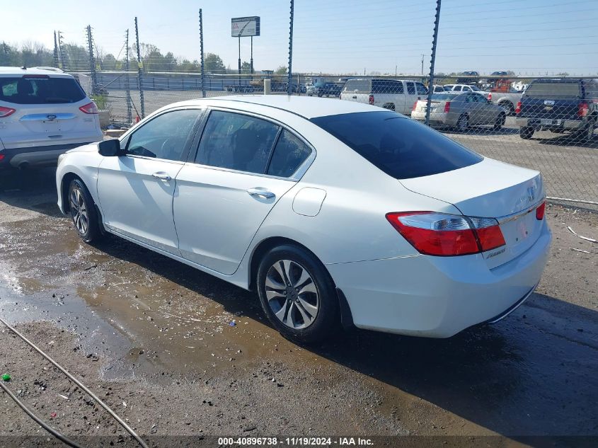 VIN 1HGCR2F35DA054833 2013 Honda Accord, LX no.3