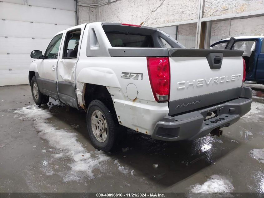 2002 Chevrolet Avalanche 1500 VIN: 3GNEK13T92G270281 Lot: 40896816