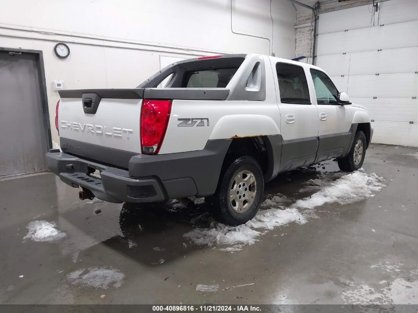 2002 Chevrolet Avalanche 1500 VIN: 3GNEK13T92G270281 Lot: 40896816