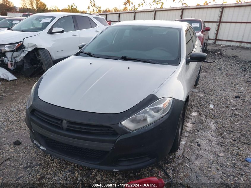 2013 Dodge Dart Se VIN: 1C3CDFAA0DD285250 Lot: 40896871