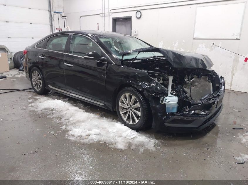 VIN 5NPE34AF8GH361545 2016 Hyundai Sonata, Sport no.1