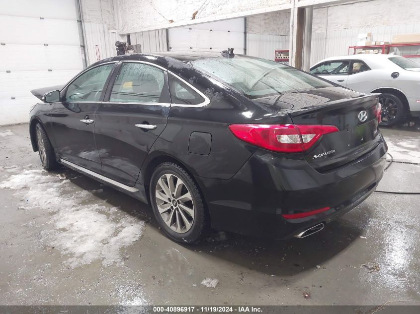 VIN 5NPE34AF8GH361545 2016 Hyundai Sonata, Sport no.3