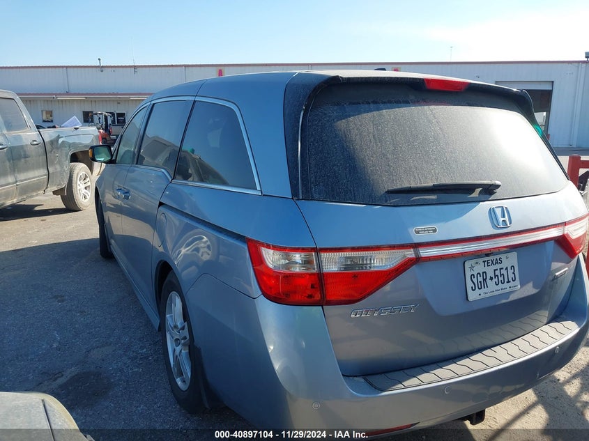 Vin: 5fnrl5h95cb112555, lot: 41386796, honda odyssey touring/touring elite 20123
