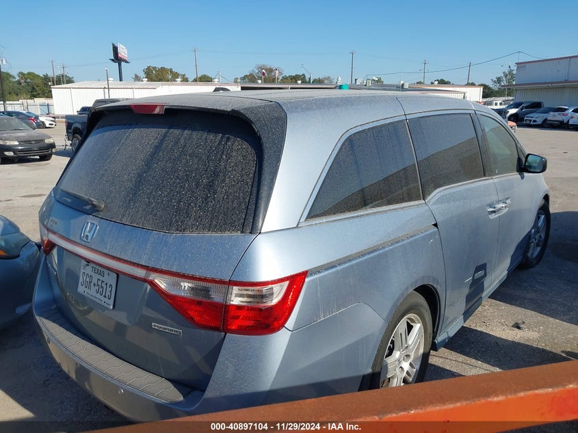 Vin: 5fnrl5h95cb112555, lot: 41386796, honda odyssey touring/touring elite 20124