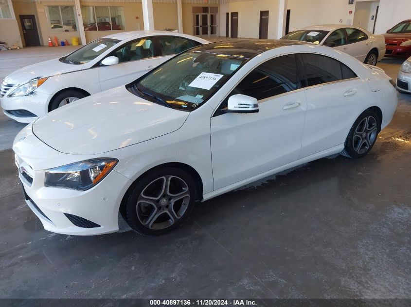 VIN WDDSJ4EBXEN053358 2014 Mercedes-Benz CLA 250 no.2