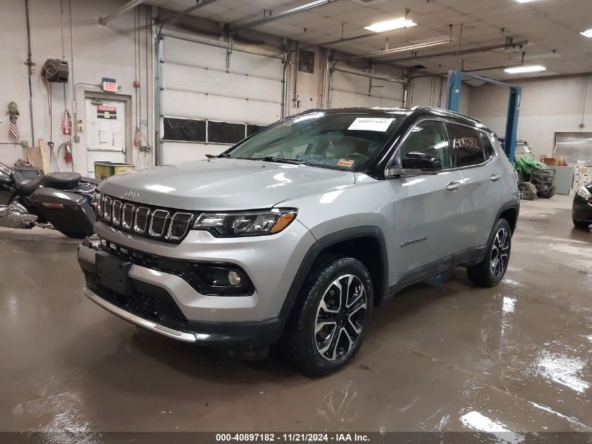 2022 JEEP COMPASS LIMITED 4X4 - 3C4NJDCB2NT115068