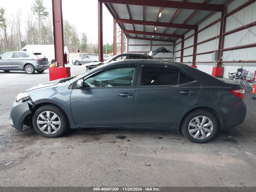 2016 Toyota Corolla Le VIN: 2T1BURHE4GC607326 Lot: 40897200