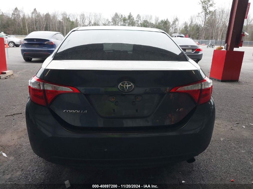 2016 Toyota Corolla Le VIN: 2T1BURHE4GC607326 Lot: 40897200