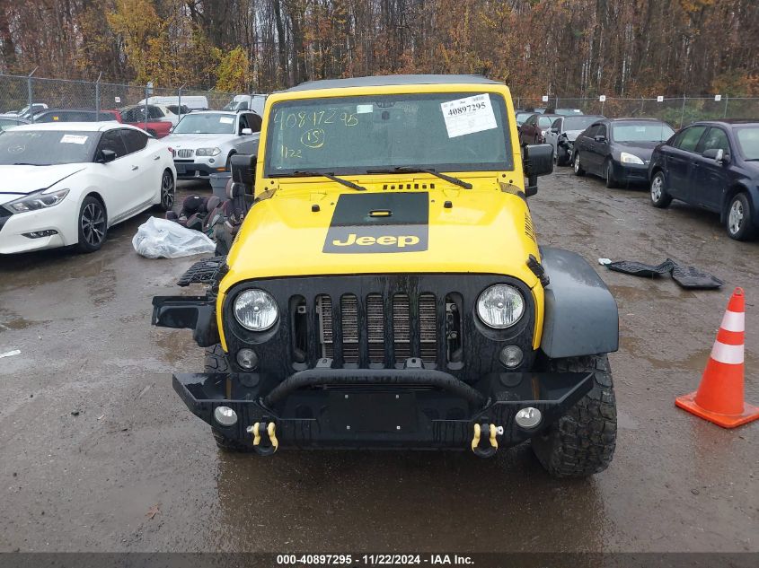 2015 Jeep Wrangler Willys Wheeler VIN: 1C4AJWAGXFL729114 Lot: 40897295