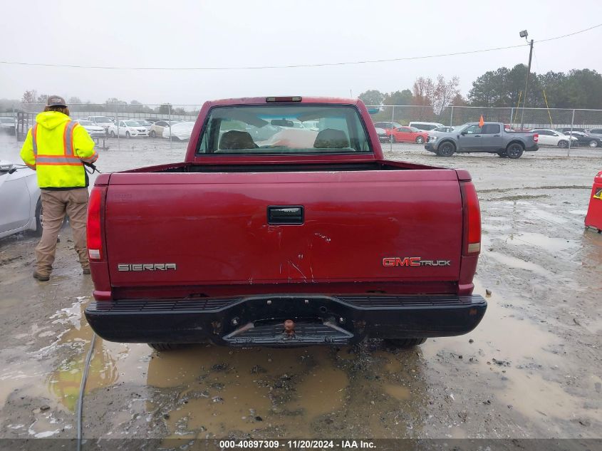 1996 GMC Sierra C1500 VIN: 1GTEC14W3TZ540735 Lot: 40897309