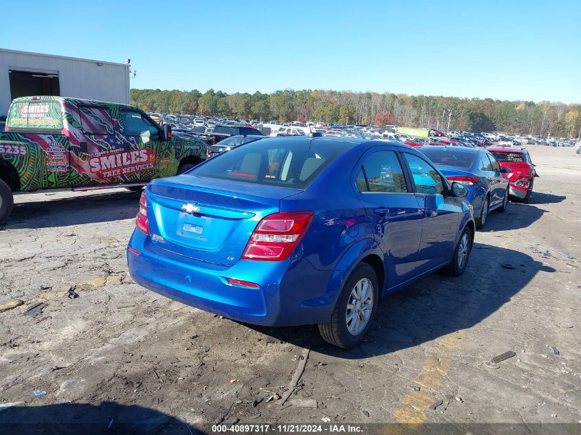 2017 Chevrolet Sonic Lt Auto VIN: 1G1JD5SH7H4170264 Lot: 40897317