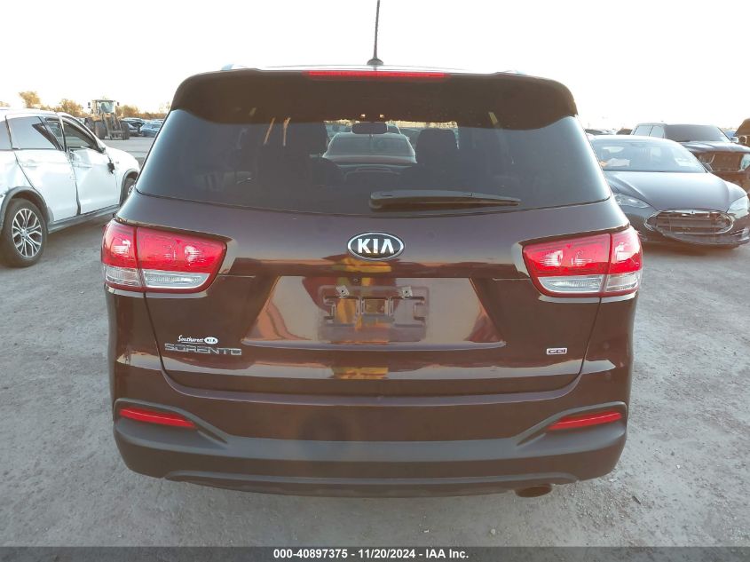 2016 KIA SORENTO 2.4L LX - 5XYPG4A36GG078197