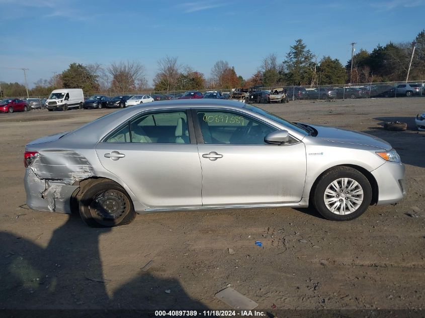 VIN 4T1BD1FK9EU140054 2014 Toyota Camry, Hybrid LE no.13