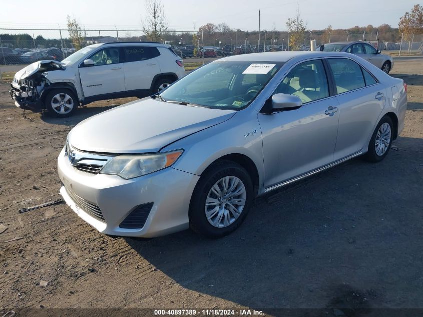 VIN 4T1BD1FK9EU140054 2014 Toyota Camry, Hybrid LE no.2