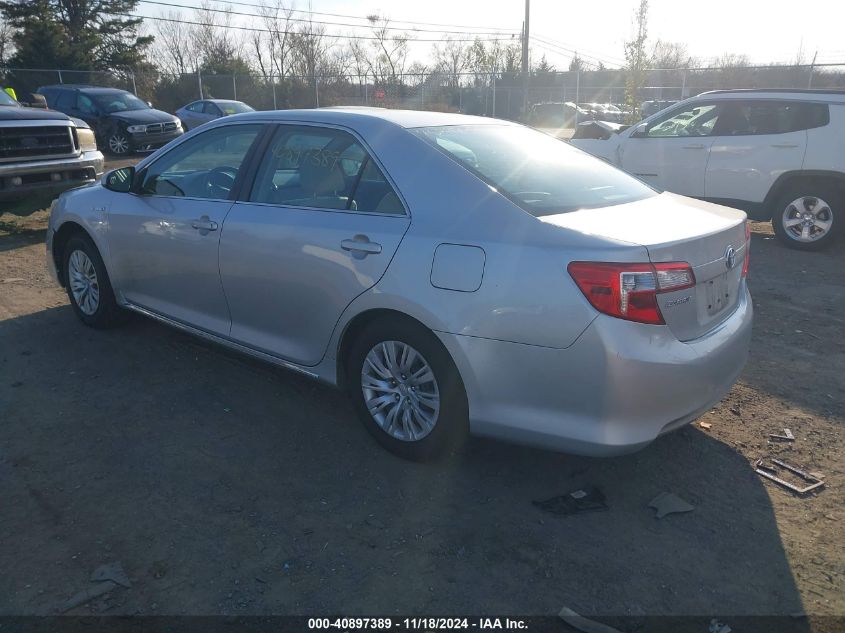 VIN 4T1BD1FK9EU140054 2014 Toyota Camry, Hybrid LE no.3