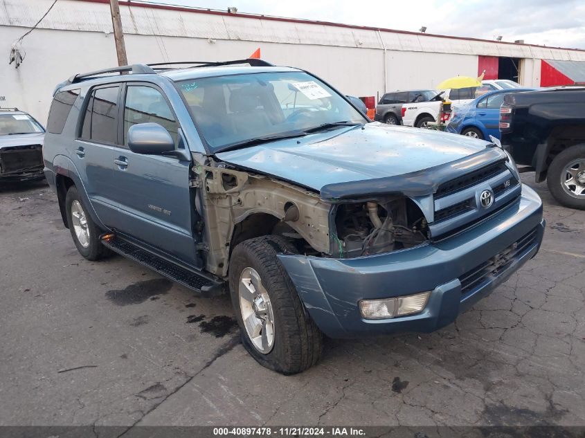 2005 Toyota 4Runner Limited V8 VIN: JTEBT17R050055366 Lot: 40897478