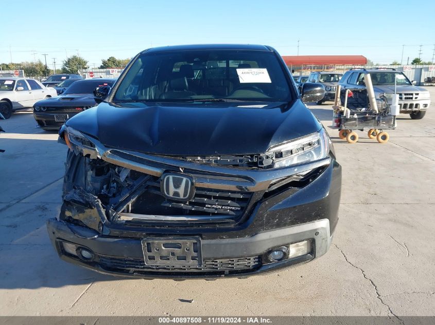 2017 Honda Ridgeline Black Edition VIN: 5FPYK3F89HB021073 Lot: 40897508