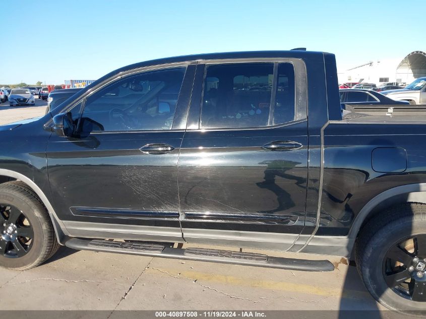 2017 Honda Ridgeline Black Edition VIN: 5FPYK3F89HB021073 Lot: 40897508