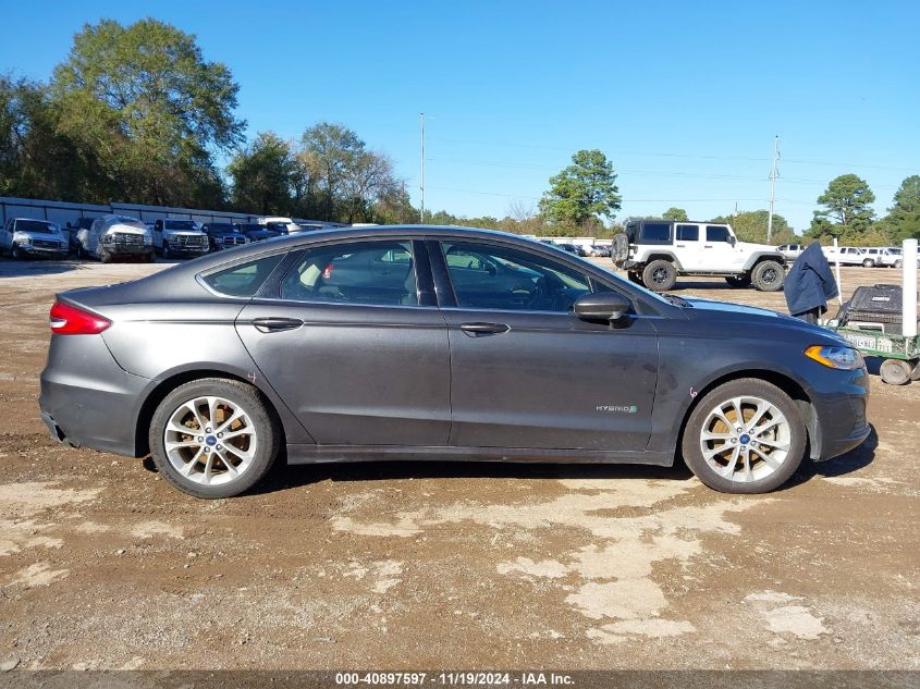 2019 Ford Fusion Hybrid Se VIN: 3FA6P0LU3KR188171 Lot: 40897597