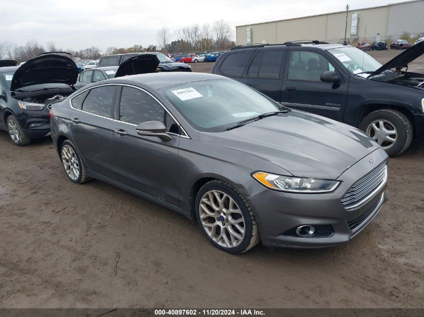 2013 FORD FUSION TITANIUM - 3FA6P0K95DR377646