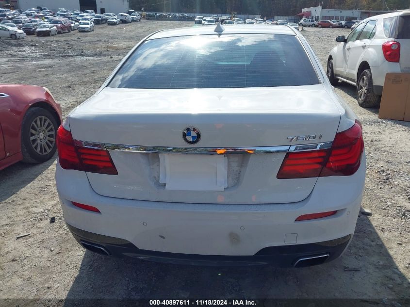 2014 BMW 750I VIN: WBAYA8C50ED825314 Lot: 40897611