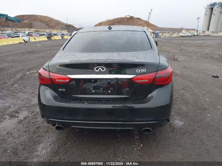 2021 Infiniti Q50 Pure Awd VIN: JN1EV7AR4MM751925 Lot: 40897680