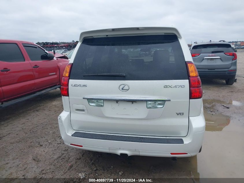 2004 Lexus Gx 470 VIN: JTJBT20X340028080 Lot: 40897739