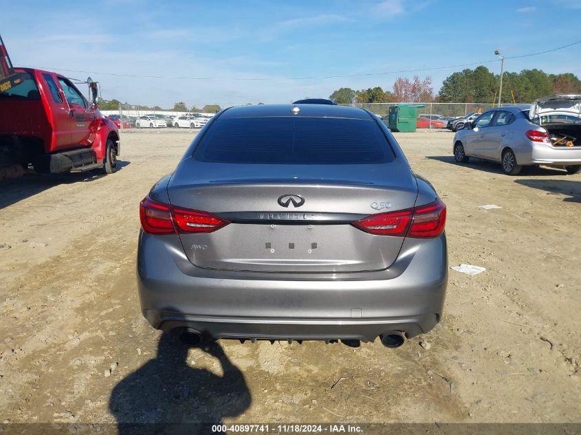 2019 Infiniti Q50 3.0T Luxe VIN: JN1EV7AR4KM555898 Lot: 40897741