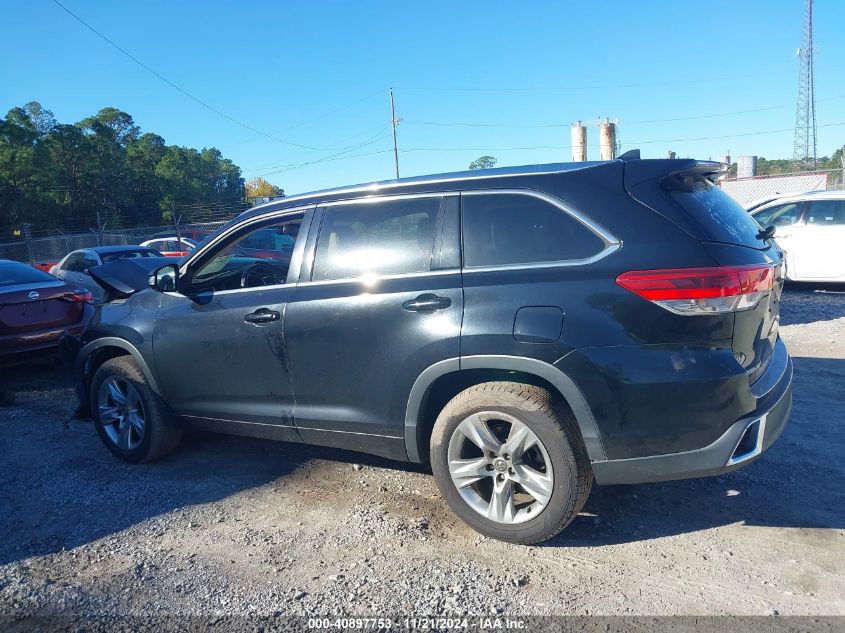 2017 Toyota Highlander Limited VIN: 5TDYZRFH7HS219976 Lot: 40897753