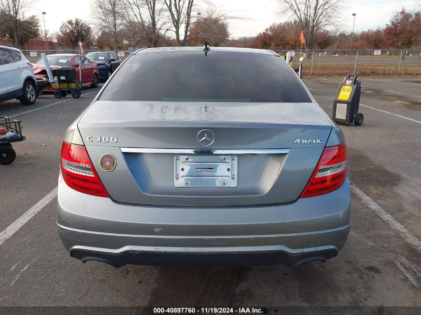 2012 Mercedes-Benz C 300 Luxury 4Matic/Sport 4Matic VIN: WDDGF8BB0CR238799 Lot: 40897760