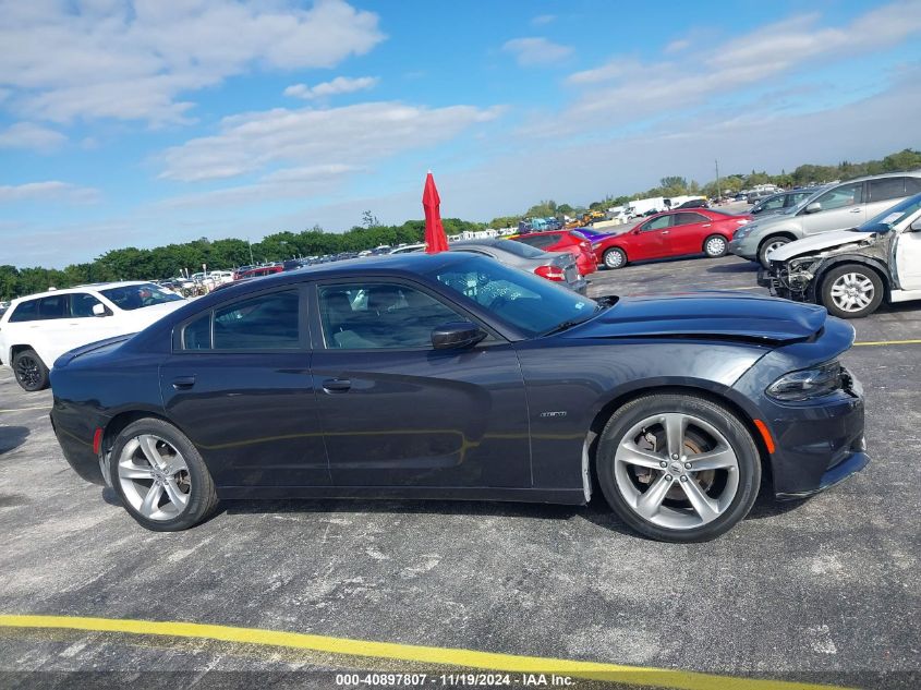 2018 Dodge Charger R/T Rwd VIN: 2C3CDXCT4JH162506 Lot: 40897807