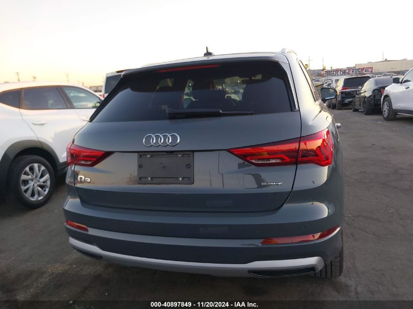 2020 Audi Q3 Premium 45 Tfsi Quattro Tiptronic VIN: WA1AECF30L1105851 Lot: 40897849