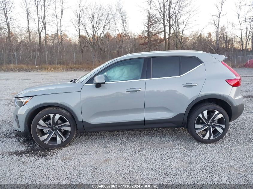 2024 Volvo Xc40 B5 Ultimate Bright Theme VIN: YV4L12UF4R2300269 Lot: 40897863