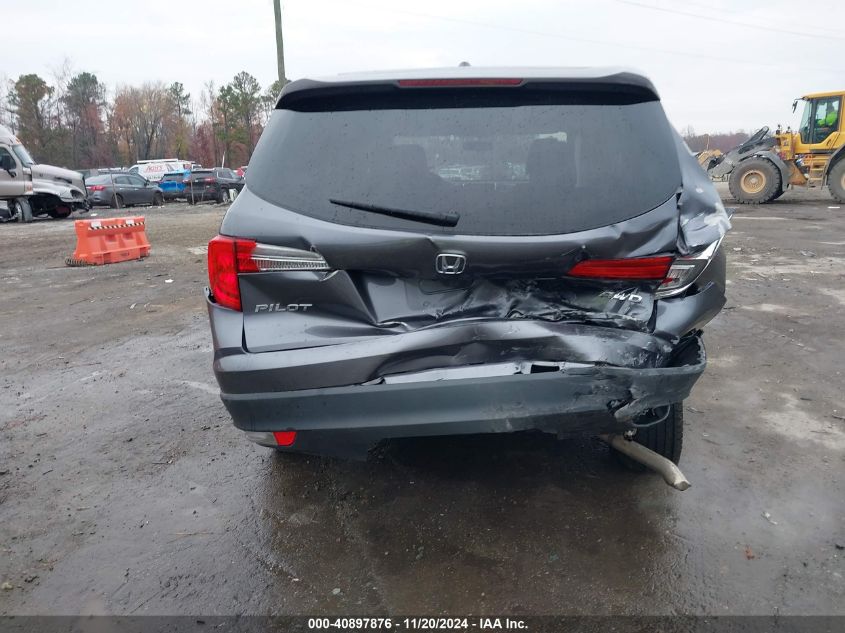 2017 Honda Pilot Ex VIN: 5FNYF6H33HB040718 Lot: 40897876