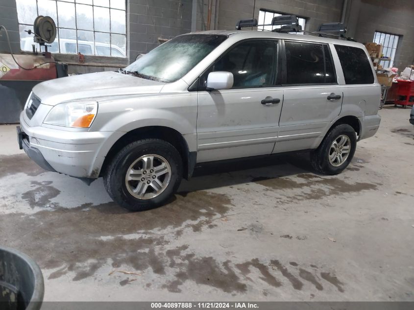 2005 Honda Pilot Ex-L VIN: 2HKYF18545H505797 Lot: 40897888