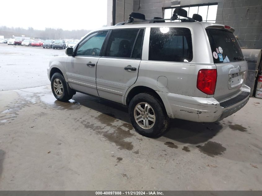 2005 Honda Pilot Ex-L VIN: 2HKYF18545H505797 Lot: 40897888