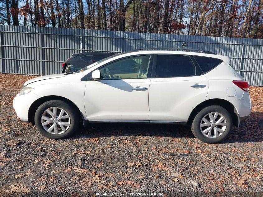 2013 Nissan Murano Sl VIN: JN8AZ1MW3DW306826 Lot: 40897915