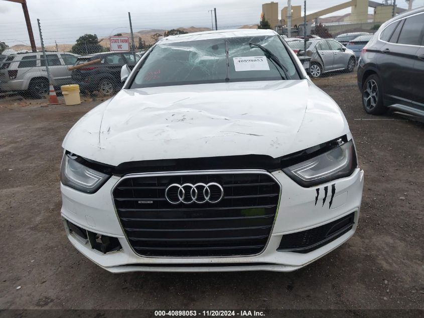 2014 Audi A4 2.0T Premium VIN: WAUBFAFL6EA030827 Lot: 40898053