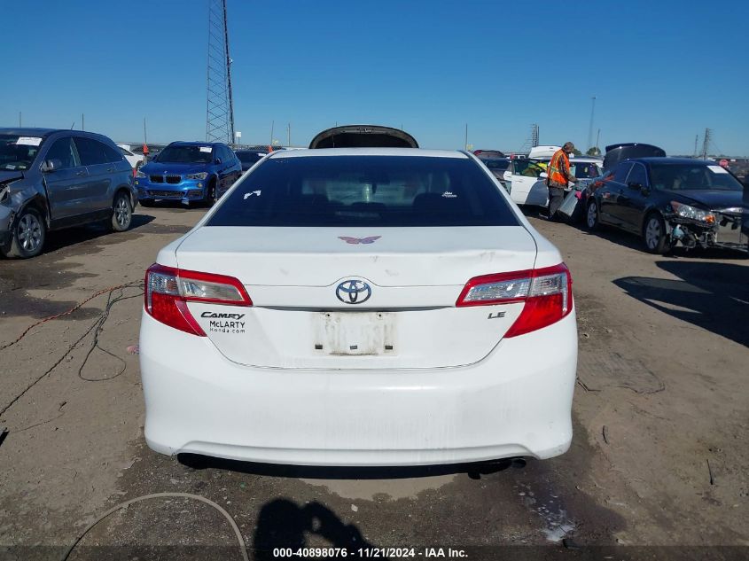 2012 Toyota Camry Le VIN: 4T1BF1FKXCU550529 Lot: 40898076