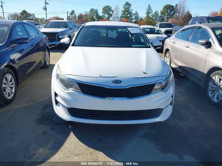 2016 Kia Optima Lx VIN: 5XXGT4L31GG055309 Lot: 40898107