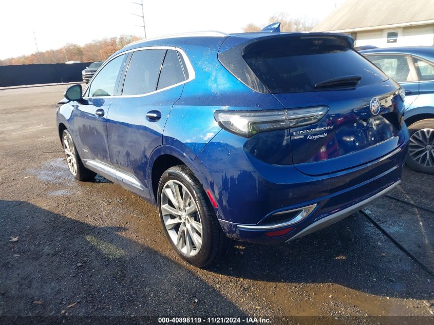 2023 Buick Envision Avenir Awd VIN: LRBFZSR41PD142604 Lot: 40898119