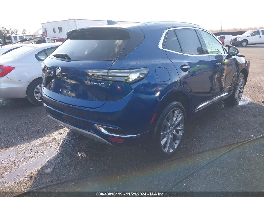 2023 Buick Envision Avenir Awd VIN: LRBFZSR41PD142604 Lot: 40898119