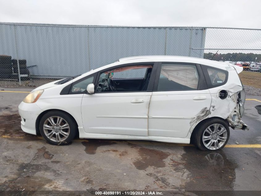 2009 Honda Fit Sport VIN: JHMGE88499S034914 Lot: 40898191